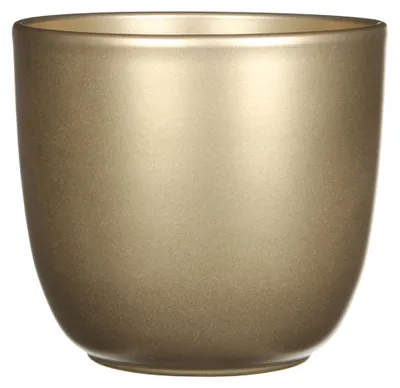 Produktbild von Mica Decorations Blumentopf - gold - Keramik - H14,5 x D14 cm