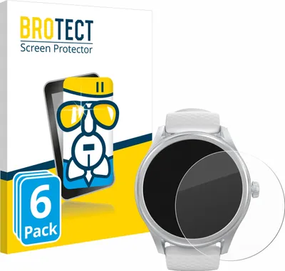 Produktbild von 6x BROTECT Schutzglas für Hama Smartwatch 5010 Schutzfolie Panzer Folie Glas Display Schutz klar