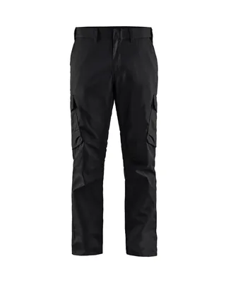 Produktbild von Blakläder Industrie Arbeitshose Stretch 1444 1832, Farbe:schwarz/rot, Größe:D108 (D27)