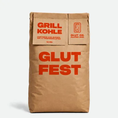 Produktbild von Gulfest Grillkohle 10 kg - 20-80 mm | 100 % Buche & Eiche doppelt gesiebt Stück - zum entspannten Grillen von BBQ & Fleisch | C44-Zittau