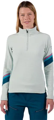 Produktbild von Rossignol Strawpile Fleece Mit Halbem Reißverschluss Grau S Frau Grau S