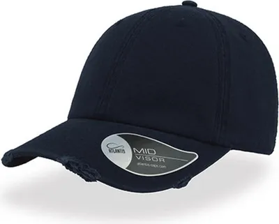 Produktbild von Atlantis DADE | 6-Panel-Design Dad Hat Destroyed - Destroyed-Look - Farbe: Navy - Größe: One Size