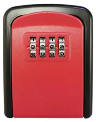 Produktbild von Herzberg HG-03817: Neue Intelligente, Wasserdichte, Schlüssellose Sicherheitsbox - Rot