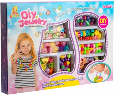 Produktbild von QULKI Schmuckbastelset Perlen DIY für Kinder