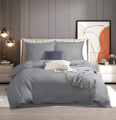 Produktbild von 3-teilige Baumwollbettwäsche 160x200 + 2x 70x80 mit Reißverschluss, Satin