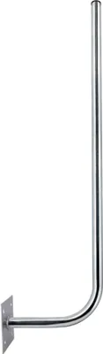 Produktbild von PremiumX 30cm Wandhalter 120cm Mast Stahl verzinkt Ø 38mm Wand-Halterung extra lang
