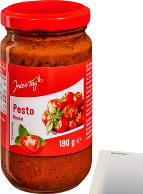 Produktbild von Jeden Tag Pesto Rosso (190g Glas) + usy Block
