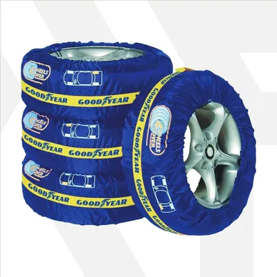 Produktbild von Sada krytov pneumatík, Goodyear, maximálny celkový priemer kolesa (ráfik + pneumatika) 65 cm, 4 ks