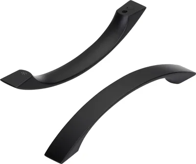 Immagine prodotto di Maniglie per mobili da cucina nere - Eleganti e funzionali - 10 pezzi