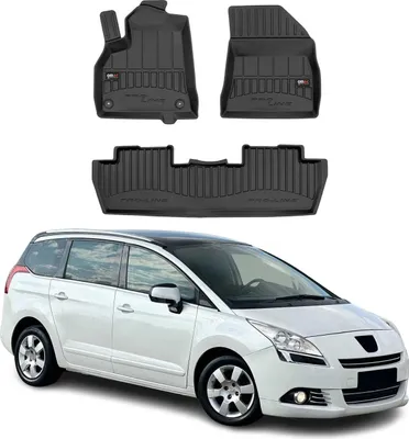 Produktbild von 2009-2017 Peugeot 5008 Fußmatten TPE Schwarz 3 tlg