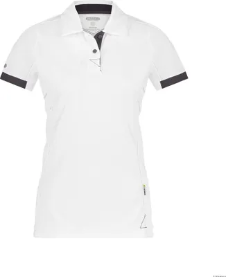 Produktbild von DASSY Polo Shirt TRAXION Women weiß/anthrazit Gr. M