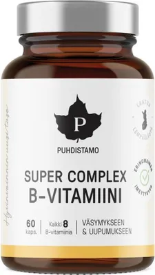 Zdjęcie produktu dla Puhdistamo Super Vitamin B Complex 60 kapsułek