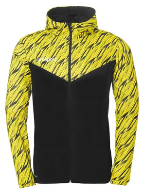 Immagine prodotto di Uhlsport Progressive 28 Giacca con cappuccio Uomo - Nero / Lime