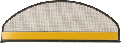 Produktbild von Stufenmatten London Dunkelgrau 78 23,5 x 65 cm Halbrund
