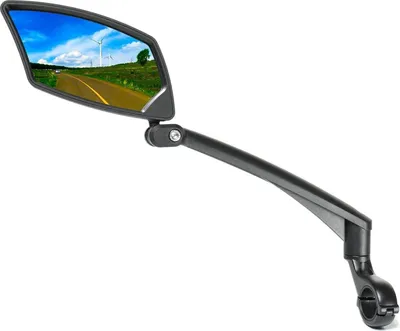 Produktbild von Fahrradspiegel Lenker montierbar kratzfeste Glaslinse 360 Grad drehbar ast fahrradzubehör