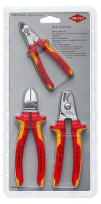Produktbild von KNIPEX 00 31 30 BK V02 Elektro-Schneidset