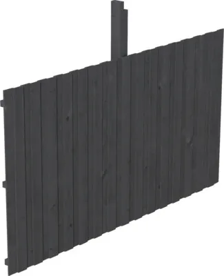 Produktbild von Seitenwand Deckelschalung SKAN HOLZ 341 x 180 cm anthrazit
