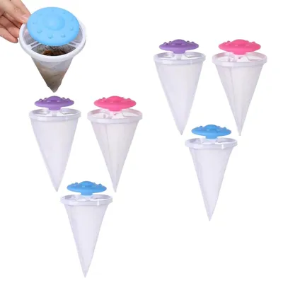 Imagen del producto de Solidchoice - 6 filtros reutilizables para lavadora - Ideales para eliminar pelos de mascotas