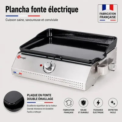 Image de Plancha électrique Telia Cuisson Saine Et Polyvalente - Somagic