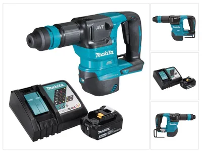 Immagine prodotto di Martello scalpellatore a batteria Makita DHK 180 RF1 18 V 3,1 J SDS Plus Brushless + 1x batteria 3,0 Ah + caricabatteria