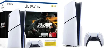 Produktbild von Sony PlayStation 5 Slim - Call of Duty: Black Ops 6 Bundle 1,02 TB WLAN Schwarz, Weiß