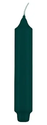 Produktbild von Stabkerzen mit Zapfenfuß Dunkelgrün, 300 x Ø 30 mm, 6 Stück