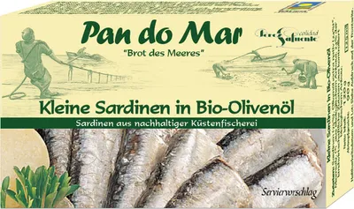 Produktbild von Pan do Mar Kleine Sardinen in Olivenöl -- 120g