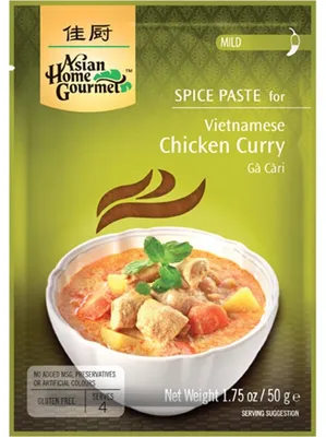 Obrázek produktu pro Asian Home Gourmet kořenící pasta na vietnamské kuřecí kari 50g