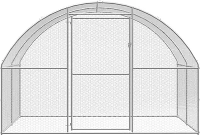 Obrázek produktu pro vidaXL Venkovní kurník 3x2x2 m Pozinkovaná ocel