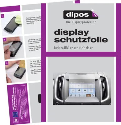 Produktbild von 1x Schutzfolie für Ford Ranger Wildtrak Navigation Sync3 klar Displayschutzfolie Folie Display Schutz dipos