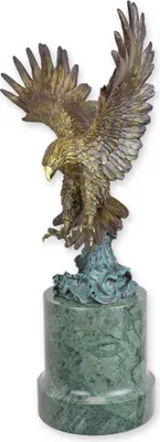 Produktbild von Bronzeskulptur Adler Antik-Stil Replikat Retro Dekoration