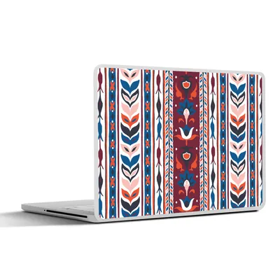 Produktbild von MuchoWow® Laptop Aufkleber Sticker Cover Blumen - Muster - Pflanzen - Abstrakt - Minimalismus 32.5x23.5 cm - Sticker für Laptop - Selbstklebend