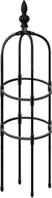 Immagine prodotto di Pergola rampicante a U - struttura mista per piante rampicanti - nero - 120cm