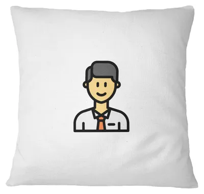 Dekokissenbezug 45x45 cm, Polyester, Weiß, mit Reißverschluss