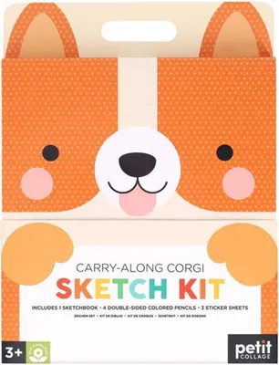 Productafbeelding van Corgi-schetsset voor onderweg