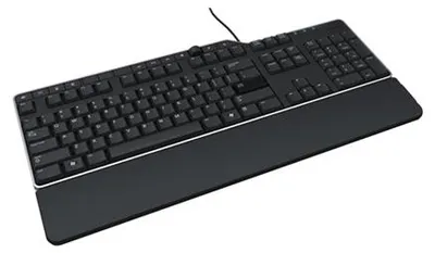 Produktbild von DELL KB522, Volle Größe (100%), Kabelgebunden, USB, Membran Key Switch, QWERTY, Schwarz