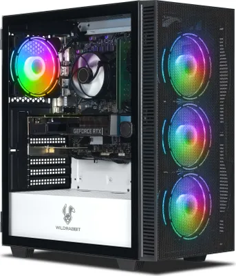 Produktbild von Ankermann Mystic Gaming V3, Intel Core i5-14400F, Nvidia GeForce RTX 3050 6GB, 16GB DDR5 RAM, 1TB NVMe SSD, Windows 11, WLAN & Bluetooth, Libre Office