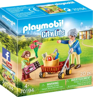 Produktbild von PLAYMOBIL® 70194 Oma mit Rollator