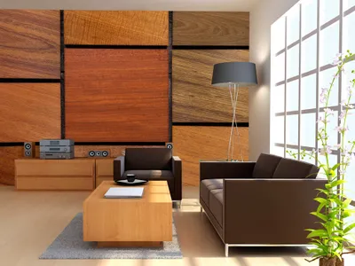 Produktbild von Vlies Fototapete 350x256 cm Tapeten Wandtapete XXL Holz f-A-0072-a-b