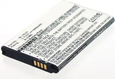 Produktbild von Akku für LG Electronics BL-59JH Li-Ion 3,7 Volt 1650 mAh schwarz.