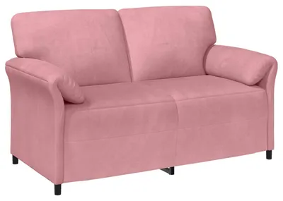 Image de Canapé 2 places vidaXL rose 158 x 83 x 95 cm en velours