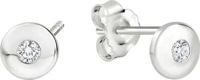 Produktbild von V Ohrstecker 925/- Sterling Silber weiß Zirkonia weiß 358220610R
