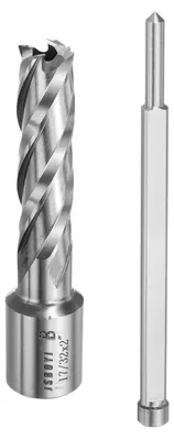 Ringfräser 17/32" Schnitt-Ø, Schaft 3/4", M2-Stahl, inkl. Positionierstift