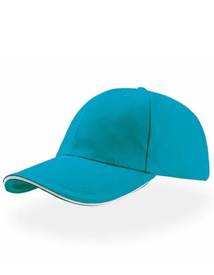 Immagine prodotto di Atlantis | Liberty Sandwich Cap / Berretto / Cappello - Colore: Turchese/Bianco - Taglia: Unica