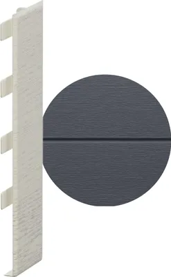 Produktbild von VOX Fassadenpaneele KERRAFRONT Classic FS-201 - UV-Beständig - Wartungsfrei - 295x21,9 cm - Anthrazit - 2 Stück