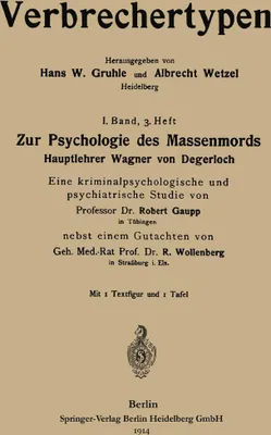 Produktbild von Zur Psychologie des Massenmords