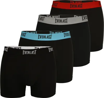Produktbild von Everlast 4er Pack - Herren Boxershorts aus Baumwolle, Unterhosen für Männer, M