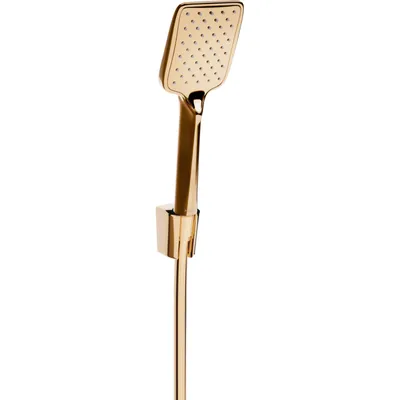 Produktbild von Mexen R-62 Kopfbrausegarnitur mit Regenbrause und Thermostatmischer, Rosa Gold - 785625052-60
