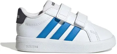 Imagen del producto de ADIDAS HP3536. Zapatillas ADIDAS GRAND COURT 3.0 CF I para niños. Color: blanco y azul. Talla: 25
