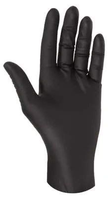 Produktbild von HYGOSTAR Nitrilhandschuhe Safe Light, puderfrei, schwarz, Gr. 9/L, 100 Stück